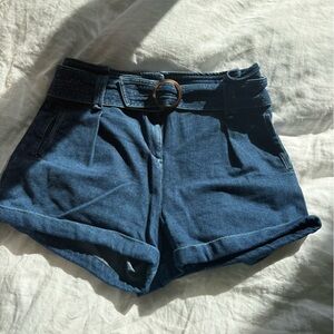 Women's Blue Denim Shorts